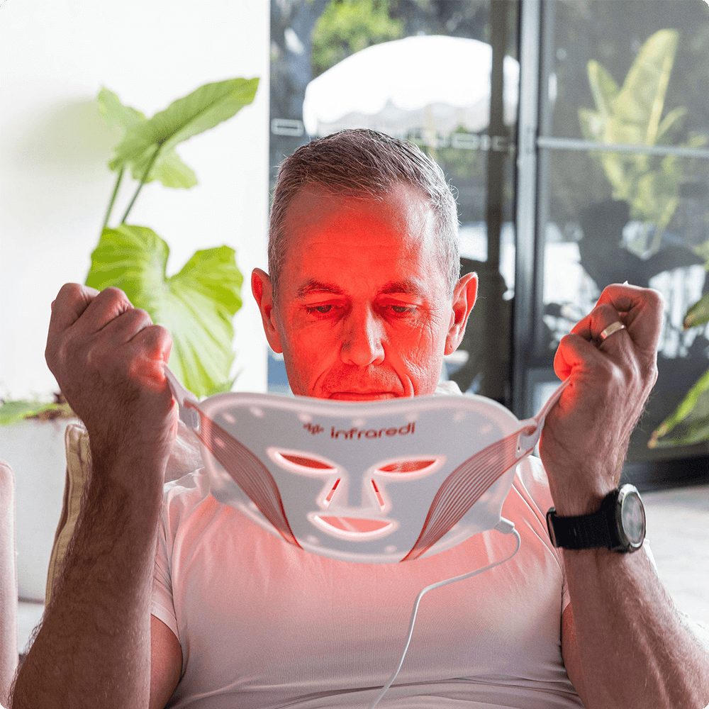 Infraredi LED Light Therapy Mask Light Therapy Lamps Infraredi